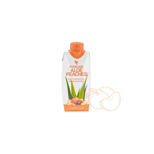 330ml Forever Aloe Peaches . Aloe Vera und sonnengereifte Pfirsich für unterwegs