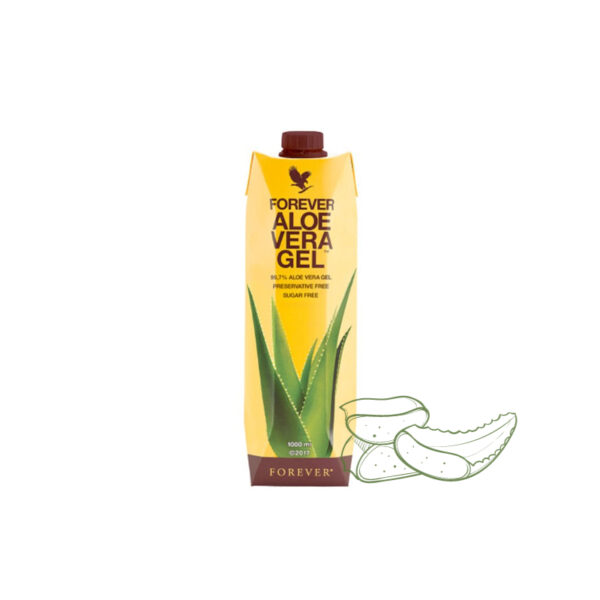 Forever Aloe Vera Gel ist ein reines, stabilisiertes Aloe Vera Gel