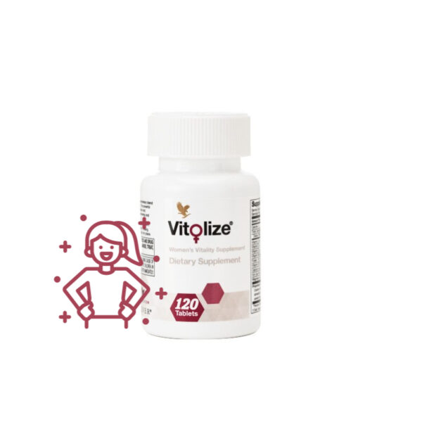 Vitolize Women enthält speziell für die Frau abgestimmte Vitamine, sowie Magnesium, Eisen, Cranberry und noch vieles mehr.