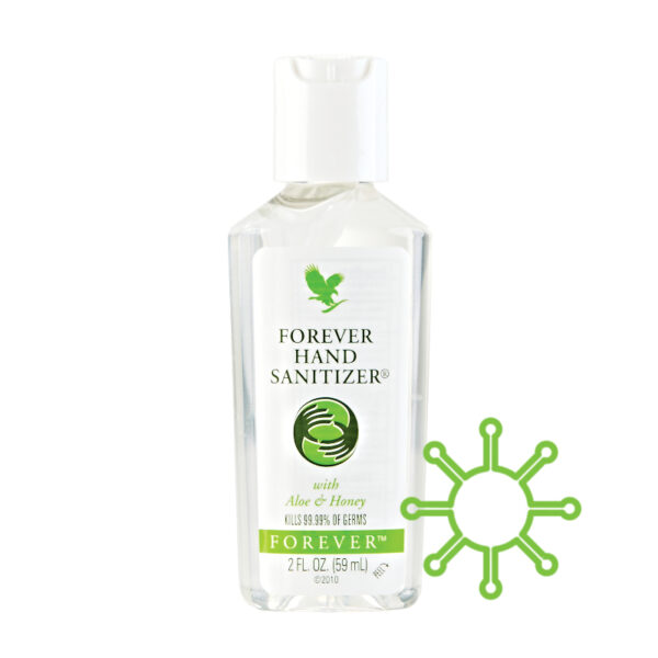 Forever Hand Sanitizer ist eine Desinfektion mit Aloe Vera.