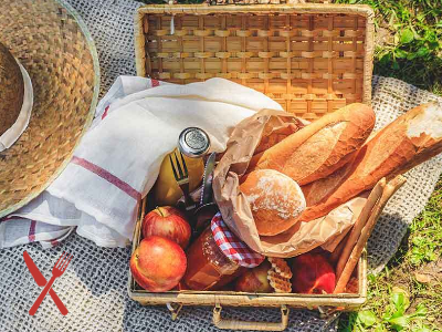 Tipp: Wenn die Temperaturen steigen und die Sonne einlädt, ein Picknick zu machen.